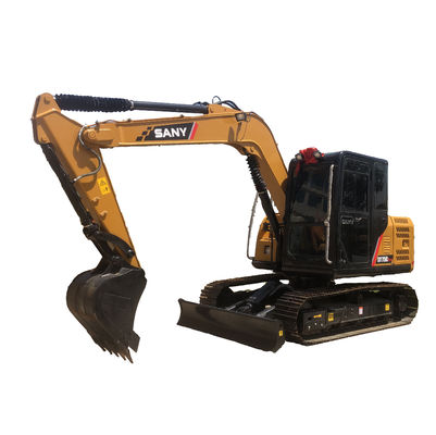 Sany SY75C Pro Εξαιρετική απόδοση εργασίας χρησιμοποιημένος εξορυκτής με λειτουργικό βάρος 7TON