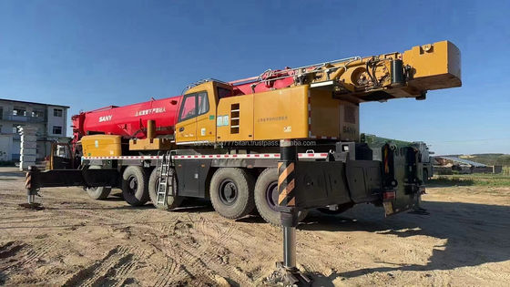 Εξαιρετική απόδοση Χρησιμοποιούμενο γερανό SANY STC200 με καλή κατάσταση και υδραυλική βαλβίδα