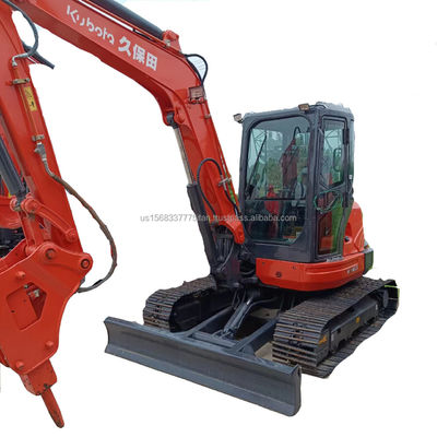 Χρησιμοποιούμενη εκσκαφέας KUBOTA KX163 με αρχική υδραυλική βαλβίδα και λειτουργικό βάρος 6TON
