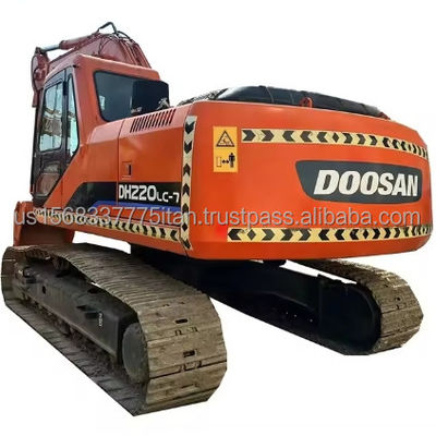 Η εκσκαφέας Doosan DH220-7 χρησιμοποιείται και είναι σε καλή κατάσταση με την αρχική υδραυλική βαλβίδα