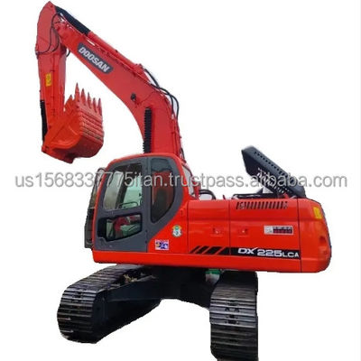 Εξαγόμενος εξορυκτής Doosan DX225 DH225 με χαμηλό ωράριο εργασίας και υψηλό βάρος λειτουργίας