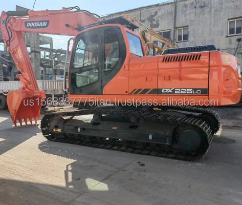 Εξαγόμενος εξορυκτής Doosan DX225 DH225 με χαμηλό ωράριο εργασίας και υψηλό βάρος λειτουργίας