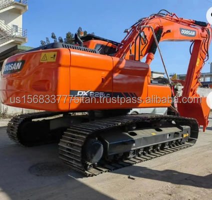 Εξαγόμενος εξορυκτής Doosan DX225 DH225 με χαμηλό ωράριο εργασίας και υψηλό βάρος λειτουργίας
