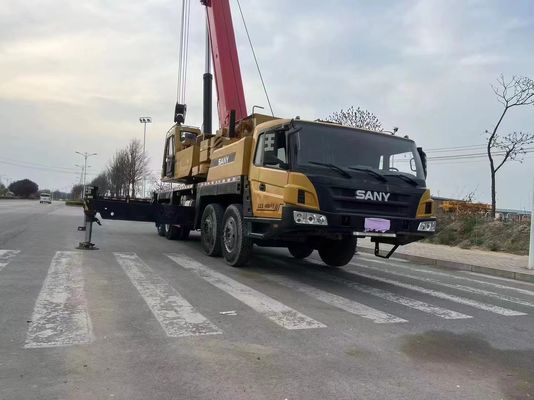 Χρησιμοποιούμενο γερανό SANY 55 τόνων με εξαιρετικές επιδόσεις και ανθεκτικό υδραυλικό κύλινδρο