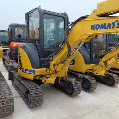 3000 KG Χρησιμοποιούμενος υδραυλικός εξορυκτής σάπιας Komatsu PC30MR με αρχική υδραυλική αντλία