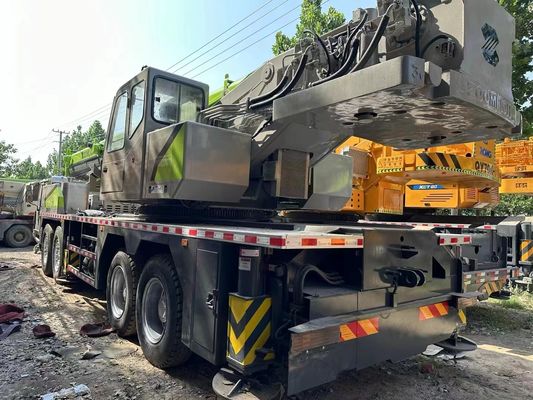 Χρησιμοποιούμενη κατασκευαστική μηχανή Zoomlion 80ton Crane με 1000-1500 ώρες εργασίας