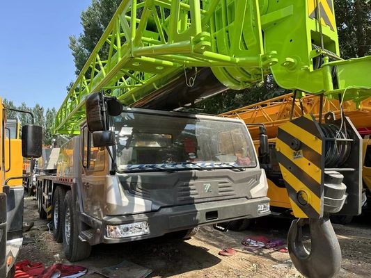 Χρησιμοποιούμενη κατασκευαστική μηχανή Zoomlion 80ton Crane με 1000-1500 ώρες εργασίας
