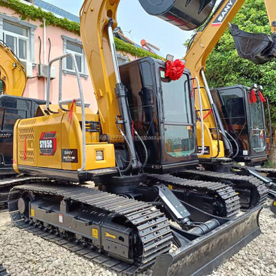36 kw SANY Sy95c Εκσκαφέας με χωρητικότητα κουβάς 0,38M3 και ISUZU Kawasaki υδραυλική αντλία