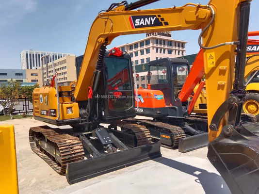 Χρησιμοποιούμενη Sany Sy 75c Pro Excavator με μεγάλη απόδοση και 0-2000 ώρες εργασίας