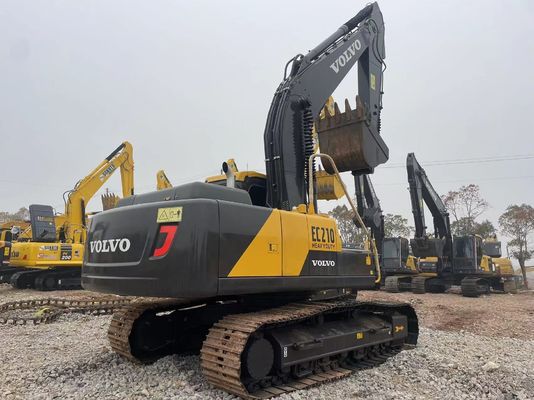 21 τόνων VOLVO 210 Χρησιμοποιούμενη μηχανή εκσκαφής με 119 kw κινητήρα στο 2016 έτος