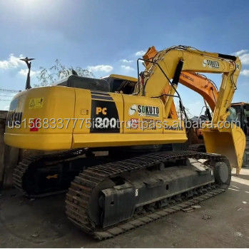 Εκσκαφέας 30 τόνων Komatsu PC300-7 PC300-8 Χρησιμοποιούμενος εκσκαφέας με αρχική υδραυλική βαλβίδα