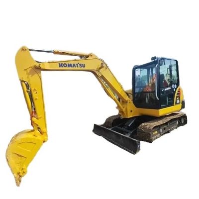 5.6 τόνων Mini Digger Komatsu PC56 Crawler Excavator από την Ιαπωνία με αρχική υδραυλική αντλία