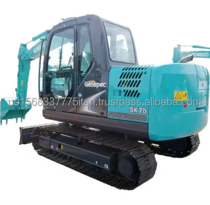 Η Kobelco SK75-8 υδραυλική σκάφτρα από την Ιαπωνία Χρησιμοποιήθηκε και σε εξαιρετική κατάσταση