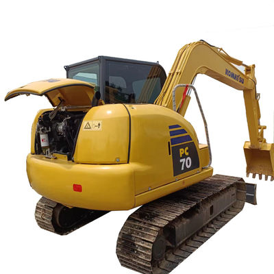 Χρησιμοποιούμενος εξορυκτής Komatsu PC70 με αρχικό υδραυλικό κύλινδρο και χωρητικότητα κουβάς 0,2M3