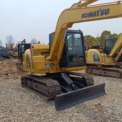 2016 Χρησιμοποιούμενο Komatsu PC70 Εκσκαφέας Ιαπωνία 7T περπατώντας κατάσταση Εκσκαφέας Μηχανή για το όφελος