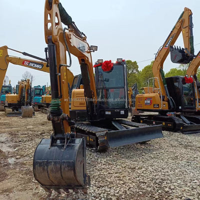 Χρησιμοποιούμενος Sany60c Sany 60C Excavator 6TON λειτουργικό βάρος και 0,28M3 χωρητικότητα κουβάς