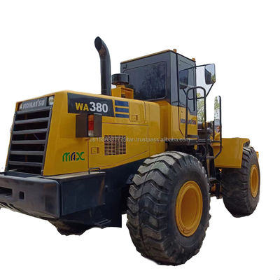 Χρησιμοποιούμενος φορτιστής Komatsu WA 380 Ιδανικός για εργοστάσια κατασκευής