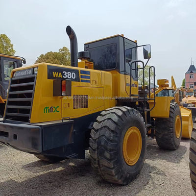 Χρησιμοποιούμενος φορτιστής Komatsu WA 380 Ιδανικός για εργοστάσια κατασκευής
