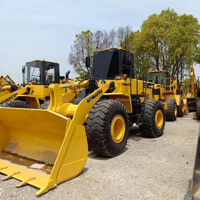 Χρησιμοποιούμενος φορτιστής Komatsu WA 380 Ιδανικός για εργοστάσια κατασκευής