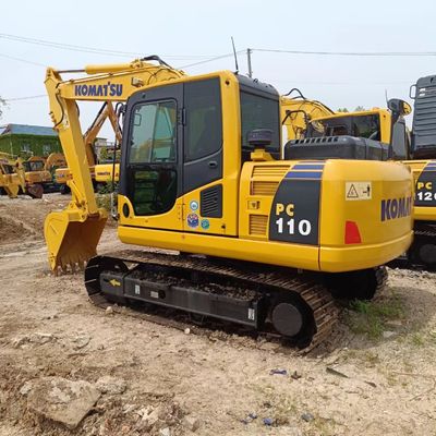 Χρησιμοποιούμενος εξορυκτής Komatsu PC110 με 0-2000 ώρες εργασίας και αρχικό υδραυλικό κύλινδρο