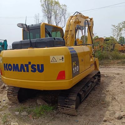 Χρησιμοποιούμενος εξορυκτής Komatsu PC110 με 0-2000 ώρες εργασίας και αρχικό υδραυλικό κύλινδρο