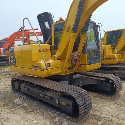 Χρησιμοποιούμενος εξορυκτής Komatsu PC120 με αρχική υδραυλική βαλβίδα και 13 τόνους λειτουργικού βάρους