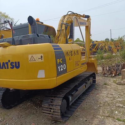 Χρησιμοποιούμενος εξορυκτής Komatsu PC120 με αρχική υδραυλική βαλβίδα και 13 τόνους λειτουργικού βάρους
