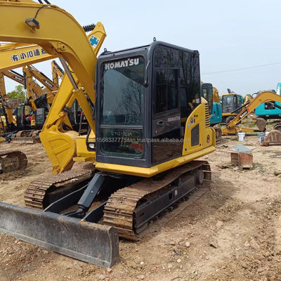 Σαγκάη Χρησιμοποιείται Εκσκαφέας Komatsu PC100 Εκσκαφέας Μηχανή 10 Τόνων λειτουργικό βάρος για σας