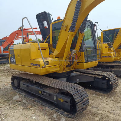 6000 KG Komatsu PC120 Χρησιμοποιούμενος εξορυκτής με αρχική υδραυλική αντλία