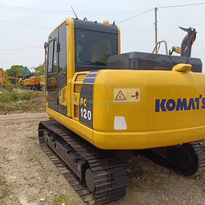 6000 KG Komatsu PC120 Χρησιμοποιούμενος εξορυκτής με αρχική υδραυλική αντλία