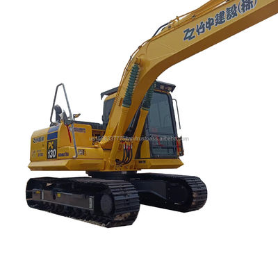 Αρχική εκσκαφέας της Ιαπωνίας Komatsu PC130 με χωρητικότητα κουβάς 0,48M3 και χαμηλές ώρες εργασίας