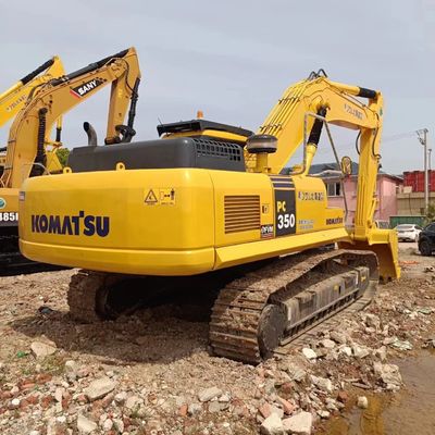 Κομάτσου PC350 Χρησιμοποιούμενος εξορυκτής 35 τόνων Κρόλερ Μετακίνηση PC350 PC350-7 PC350-8 Κατασκευασμένο στην Ιαπωνία
