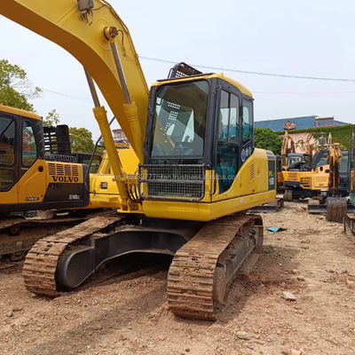 Χρησιμοποιούμενος εξορυκτής Komatsu PC160 16 τόνων υδραυλικός εξορυκτής κυλίνδρων