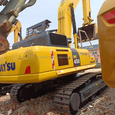 Χρησιμοποιούμενος εξορυκτής Komatsu PC450-7 με χωρητικότητα κουβάς 2M3 και αρχική υδραυλική βαλβίδα