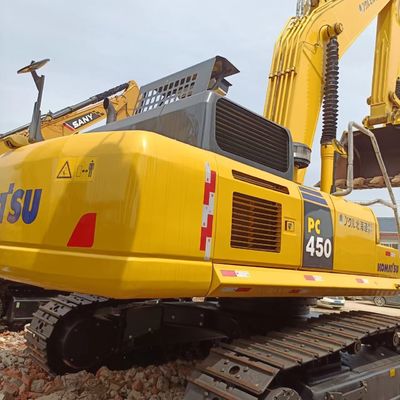 45 τόνων Ιαπωνία Χρησιμοποιείται Komatsu PC450 Excavator με αρχική υδραυλική βαλβίδα