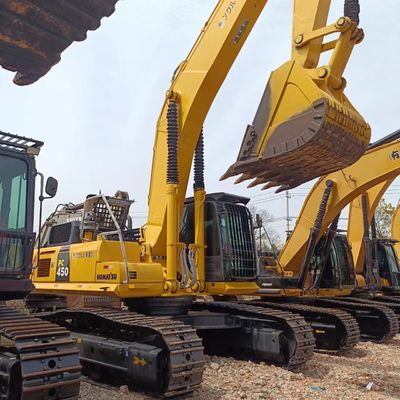 Χρησιμοποιούμενος εξορυκτής Komatsu PC450 Υδραυλικός εξορυκτής 270kw 2M3 χωρητικότητα κουβά