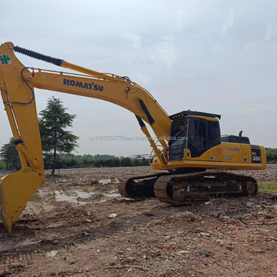Χρησιμοποιούμενος Komatsu PC350 35 τόνων Ιαπωνία Εισαγωγή Υδραυλικός εξορυκτής Crawler Χρησιμοποιούμενος εξορυκτής
