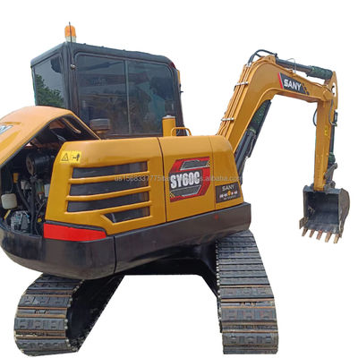 Χρησιμοποιούμενος Sany Excavator 7Ton με αρχικό υδραυλικό κύλινδρο 0.28M3 χωρητικότητα κουβάς