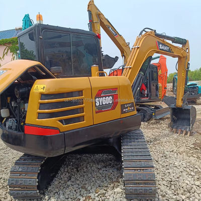 Χρησιμοποιούμενος Sany Excavator 7Ton με αρχικό υδραυλικό κύλινδρο 0.28M3 χωρητικότητα κουβάς
