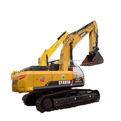 SANY SY485H Crawler Excavator με χωρητικότητα κουβάς 2,23m3 και αρχική υδραυλική βαλβίδα