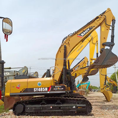 SANY SY485H Crawler Excavator με χωρητικότητα κουβάς 2,23m3 και αρχική υδραυλική βαλβίδα
