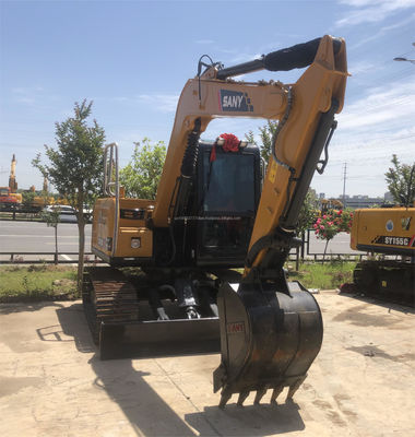 Χρησιμοποιούμενη Sany Sy 75c Pro Excavator 7500 KG Machine Weight Υδραυλική κατασκευαστική μηχανή