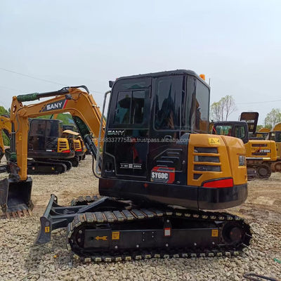 SANY SY60C εξορυκτής με εξαιρετική απόδοση και καλή απόδοση 0-2000 ώρες εργασίας