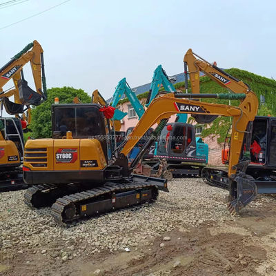 Η Sany SY60C εκσκαφέας 6TON λειτουργικό βάρος χαμηλές ώρες εργασίας και εξαιρετική απόδοση