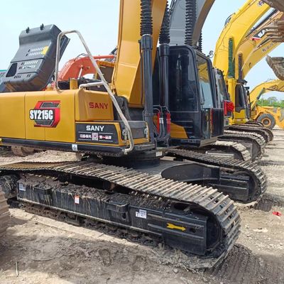 118 kw Χρησιμοποιούμενη μεταχειρισμένη Sany215c Μίνι Εκσκαφέας με Αρχική Υδραυλική Αντλία
