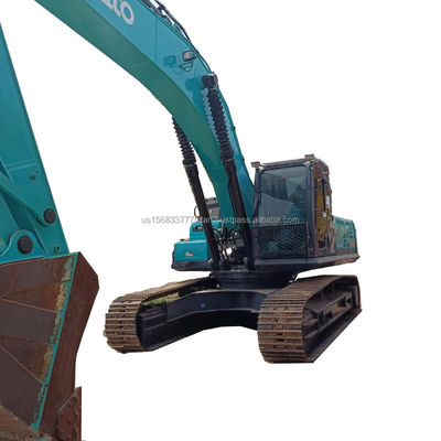 Εκσκαφέας KOBELCO SK350 με χαμηλό ωράριο εργασίας και υδραυλική κατασκευαστική μηχανή