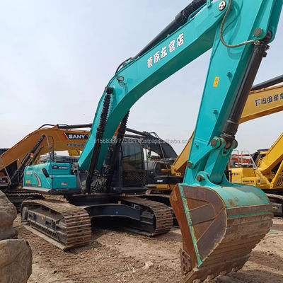 Εκσκαφέας KOBELCO SK350 με χαμηλό ωράριο εργασίας και υδραυλική κατασκευαστική μηχανή