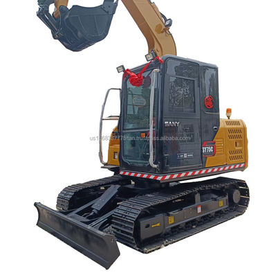 SANY SY75C Excavator 7500 KG Υδραυλική κατασκευαστική μηχανή με μεγάλη απόδοση