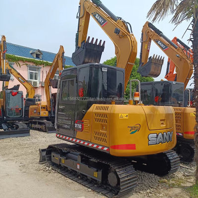 SANY SY75C Excavator 7500 KG Υδραυλική κατασκευαστική μηχανή με μεγάλη απόδοση