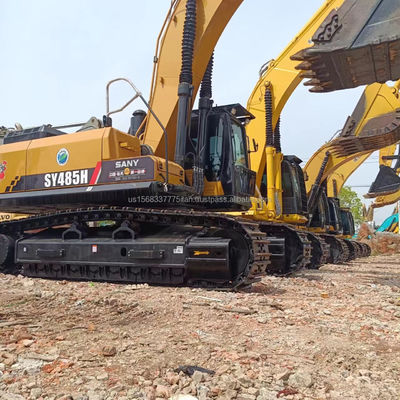 SANY SY485H Crawler Excavator με χωρητικότητα κουβάς 2,23m3 και αρχική υδραυλική αντλία